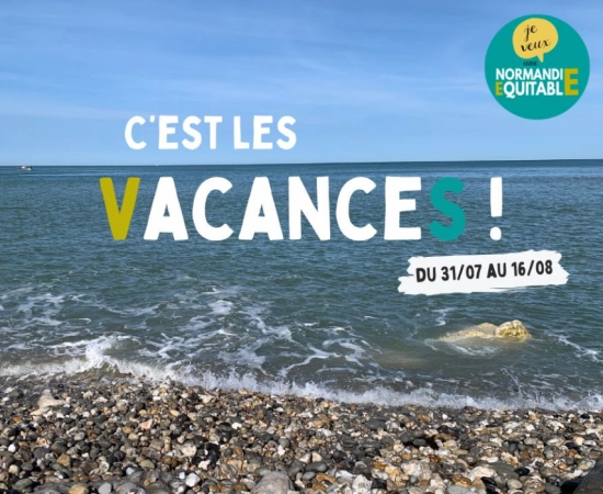 Normandie Équitable part en vacances ! Normandie Équitable part en vacances !