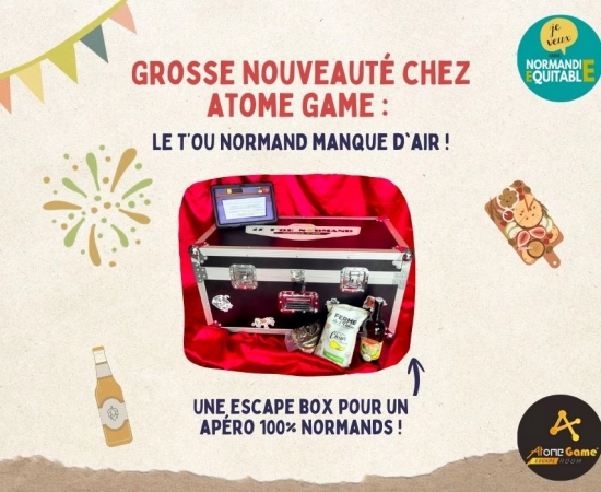 Une nouvelle Escape Box à louer chez Atome Game ! Une nouvelle Escape Box à louer chez Atome Game !